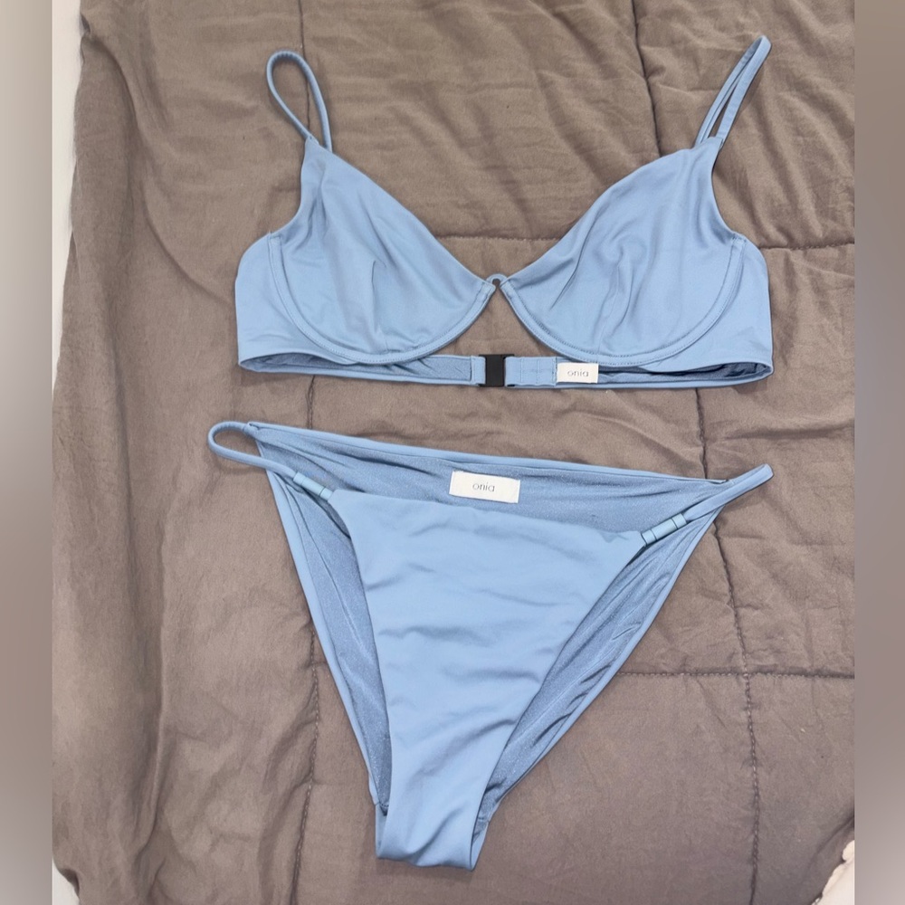 Onia Baby Blue Bikini Set